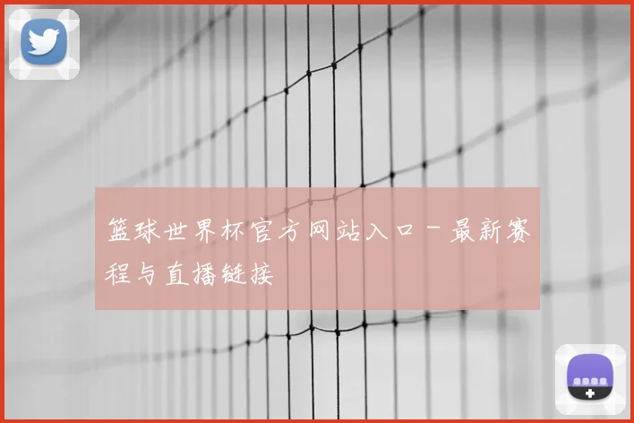 篮球世界杯官方网站入口 - 最新赛程与直播链接