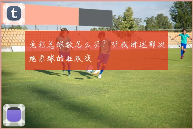 竞彩总球数怎么买？听我讲述那次绝杀球的狂欢夜